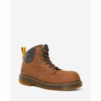 Dr Martens Férfi Hynine Safety Toe Munkavédelmi Bakancs Barna